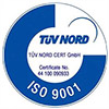 TÜV NORD ISO9001 zertifiziert